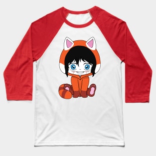 creepypasta red panda (jeff the killer) Baseball T-Shirt